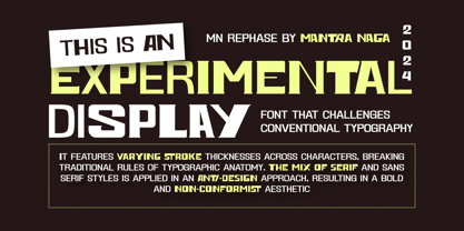 MN Rephase Font Poster 2