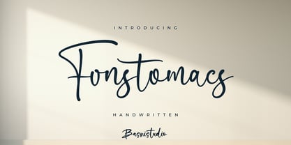 Fonstomacs Font Poster 1