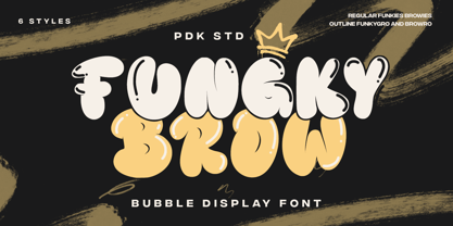 Fungky Brow Font Poster 1