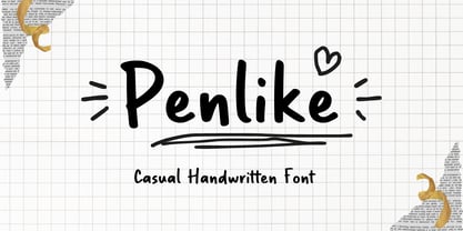 Penlike Font Poster 1