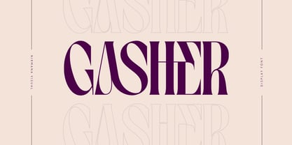 Gasher Font Poster 1