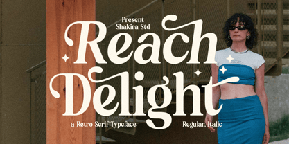 Reach Delight Font Poster 1