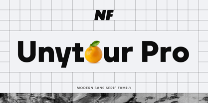 Unytour Pro Font Poster 1