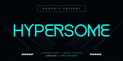 Hypersome Font Poster 1