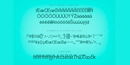 Hypersome Font Poster 7