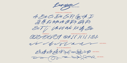 Lauragene Font Poster 9