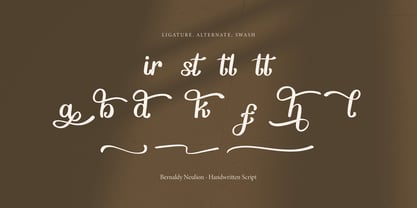 Bernady Neulion Font Poster 15