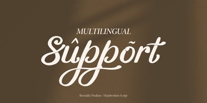 Bernady Neulion Font Poster 14