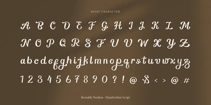 Bernady Neulion Font Poster 13