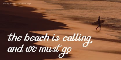 Bernady Neulion Font Poster 2