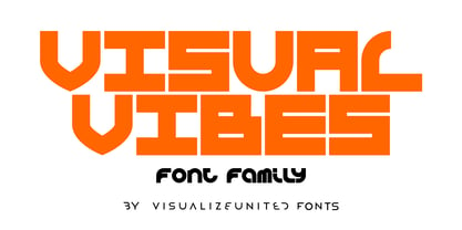 Visual Vibes Font Poster 1