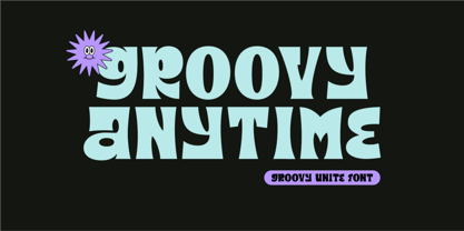 Groovy Unite Font Poster 5