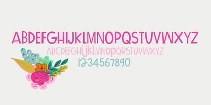 Little Miss Font Font Poster 3