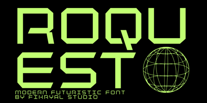 Roquest Font Poster 1