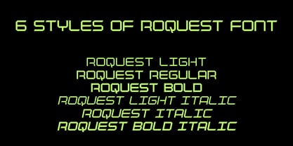 Roquest Font Poster 14