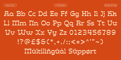 IT Pertinax Font Poster 10