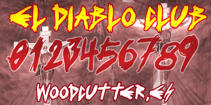 El Diablo Club Font Poster 6