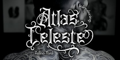 Atlas Celeste Font Poster 1