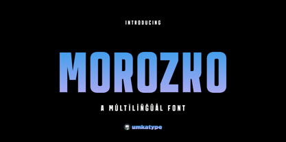 Morozko Font Poster 8