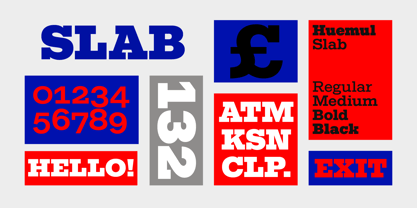 Huemul Slab Font Poster 7