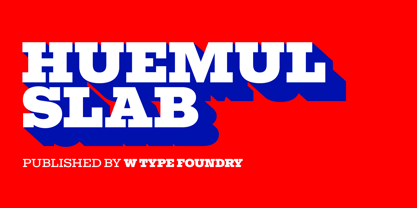 Huemul Slab Font Poster 13