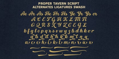 Proper Tavern Font Poster 14