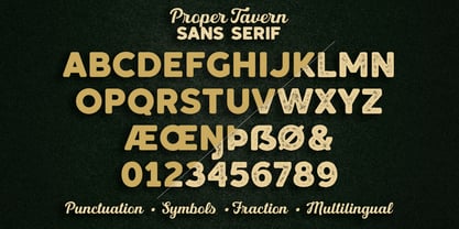 Proper Tavern Font Poster 13