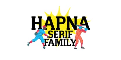 Hapna Font Poster 8