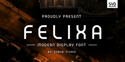 Felixa Font Poster 1