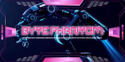 Cyber Crown Font Poster 3