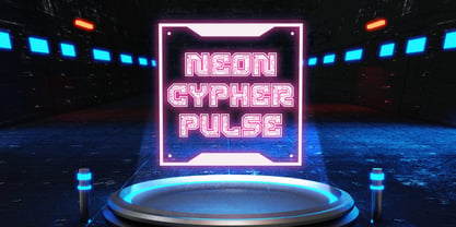 Cyber Crown Font Poster 6