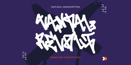 Vandal Revolt Font Poster 1