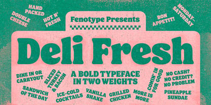 Deli Fresh Font Poster 1