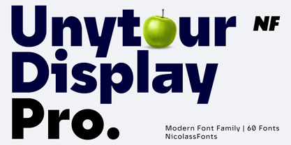 Unytour Display Pro Font Poster 1