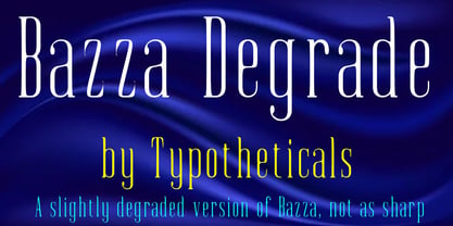 Bazza Font Poster 2