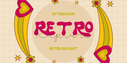 Retro Rapture Font Poster 1