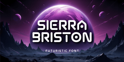 Sierra Briston Font Poster 1