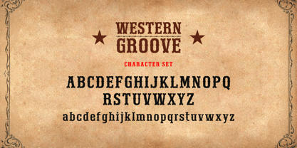 Western Groove Font Poster 11