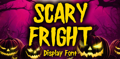 Scary Fright Font Poster 1