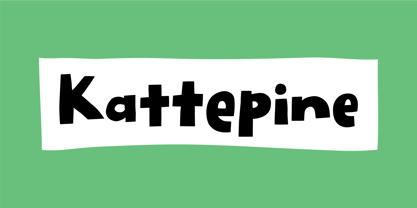 Kattepine Font Poster 1