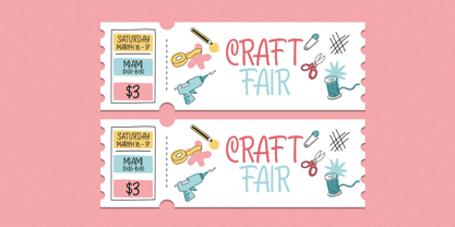 Twisty Charm Font Poster 2