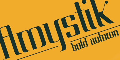 Amystik Font Poster 4