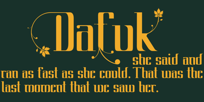 Amystik Font Poster 5