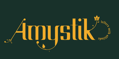 Amystik Font Poster 1