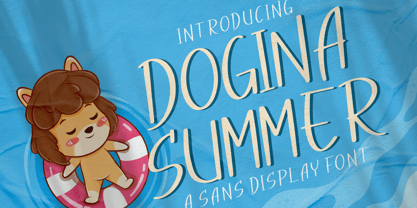 Dogina Summer Font Poster 1