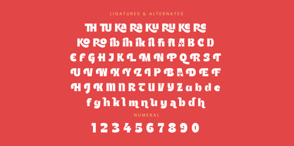 Thered Burger Font Poster 14