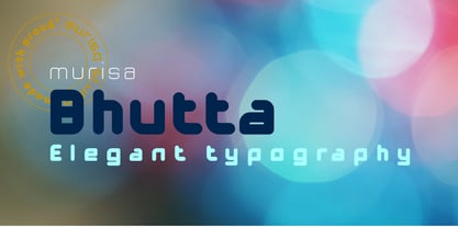 Murisa Bhutta Font Poster 1