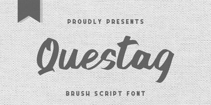 Questag Font Poster 1