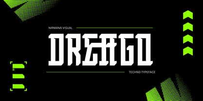 Dreago Techno Font Poster 1