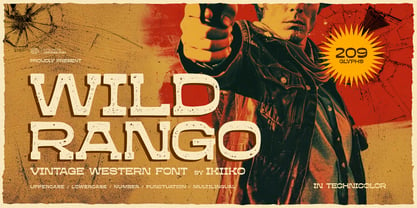 Wild Rango Font Poster 1